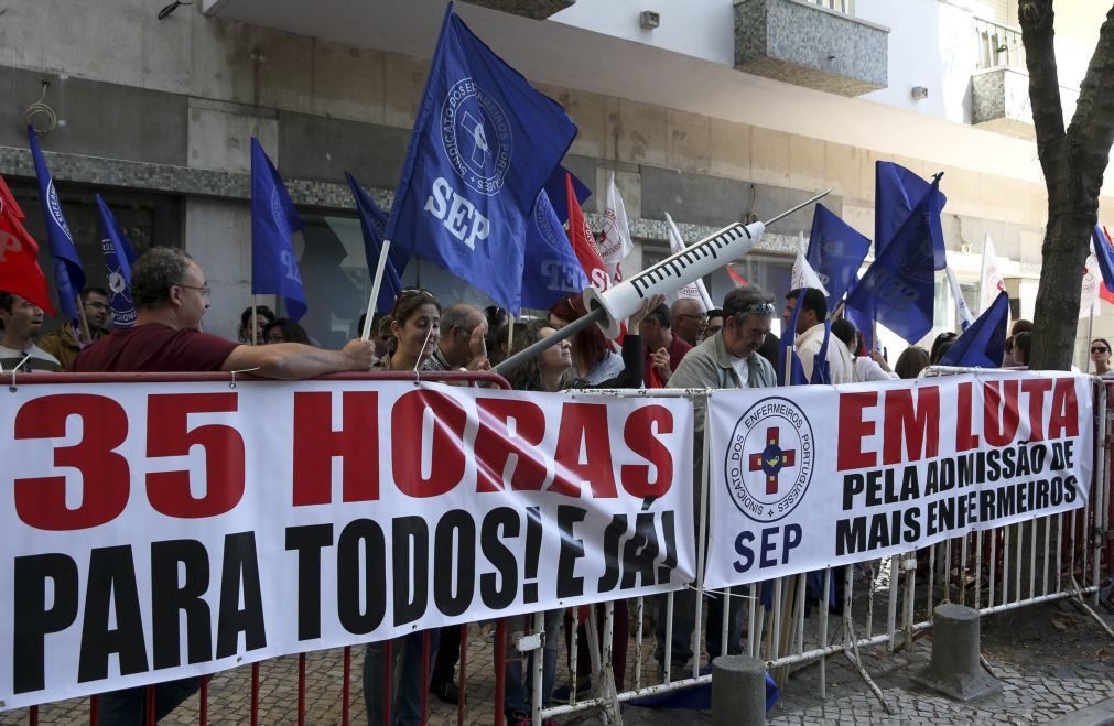 Enfermeiros iniciam greve de cinco dias