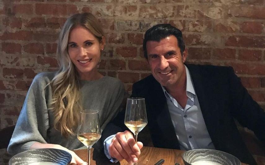 Luís Figo Crise superada! Ex-jogador celebra data especial com declaração de amor