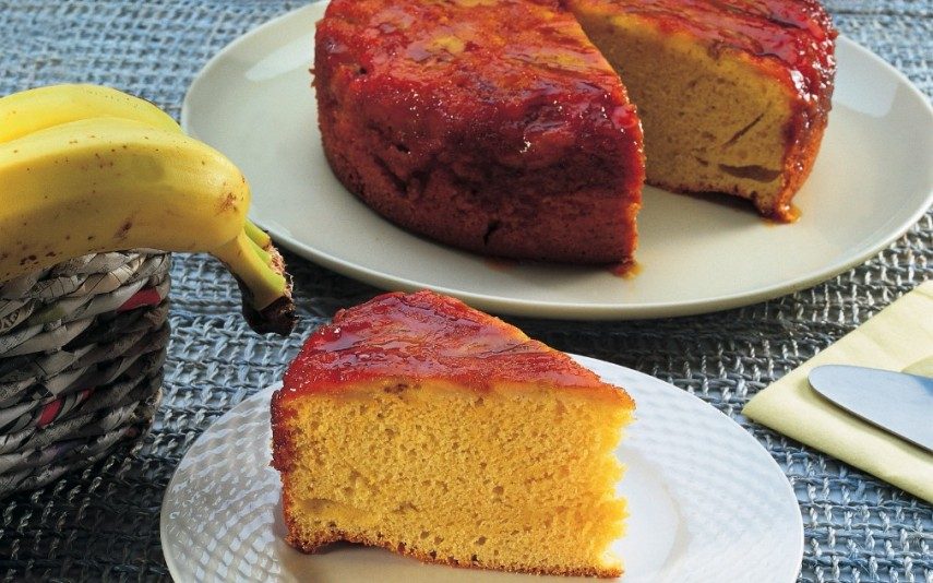 Bolo de banana Sobremesa rápida