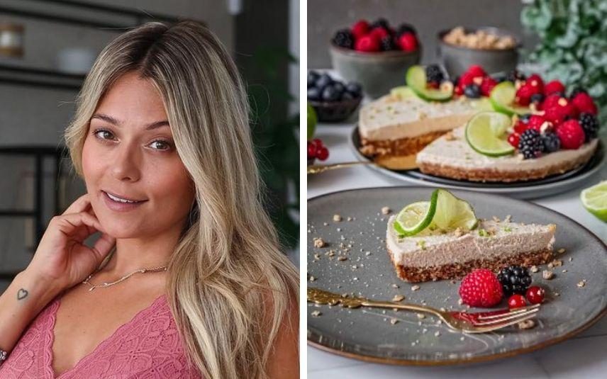 Vanessa Alfaro ensina a fazer cheesecake de lima e frutos vermelhos