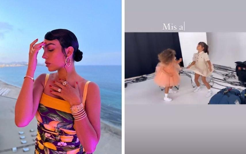 Georgina Rodriguez mostra filhas a imitar o gesto épico de Marilyn Monroe [vídeo]