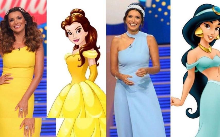 Vestidos usados por Maria Cerqueira Gomes inspirados nas princesas da Disney