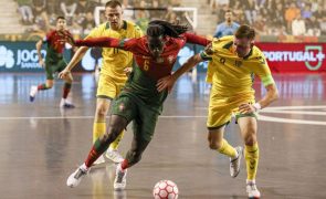 Portugal soma terceiro triunfo em três jogos na corrida ao Mundial de futsal