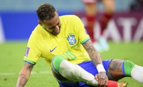 Mundial2022: Neymar tem lesão no tornozelo, mas é cedo para perceber a gravidade