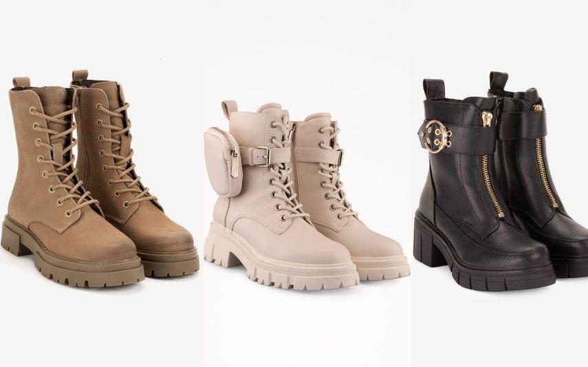 Sugestões - As botas militares são a tendência para o Inverno – veja 10 abaixo dos 50 euros