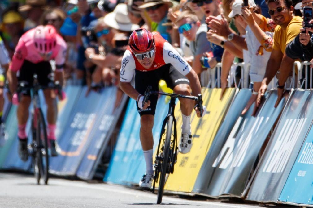 Coquard vence quarta etapa e Vine continua a liderar o Tour Down Under