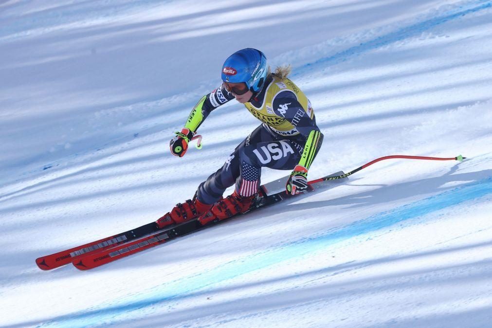 Esquiadora Mikaela Shiffrin bate recorde de triunfos na Taça do Mundo feminina