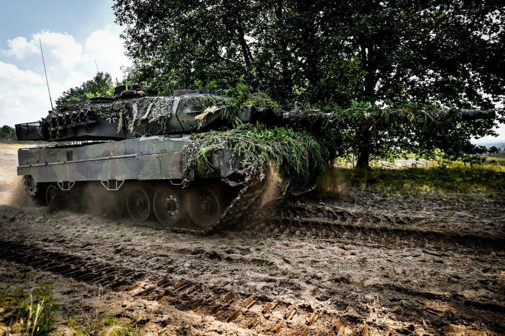 Portugal tem 37 dos tanques Leopard 2 que vão seguir para a Ucrânia