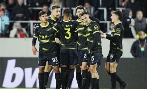 Sporting vence Midtjylland e está nos oitavos de final da Liga Europa