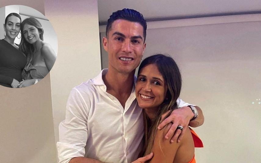 Triângulo. Concorrente esteve com Cristiano Ronaldo e Georgina