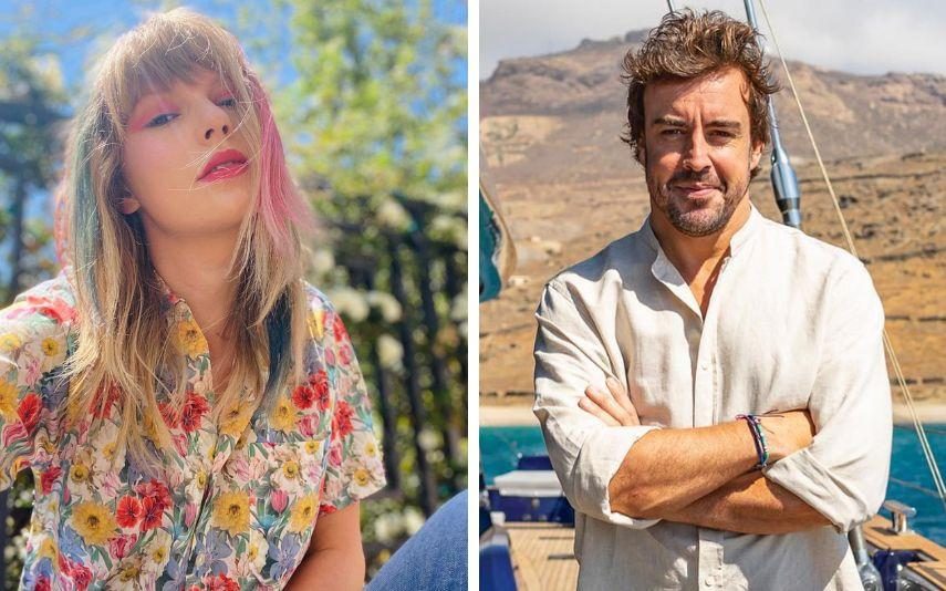 Taylor Swift apaixonada. Fernando Alonso dá cada vez mais pistas