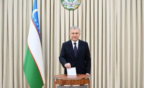 Presidente do Uzbequistão reeleito com mais de 87% dos votos