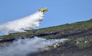 Dominado fogo na serra de Montejunto