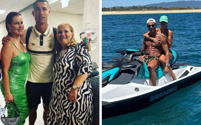 Georgina Rodríguez e Dolores Aveiro Paz à vista entre as mulheres da vida de Ronaldo