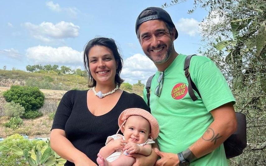 Bruno e Ruth De 'Casados' não podiam estar mais felizes nas primeiras férias a quatro