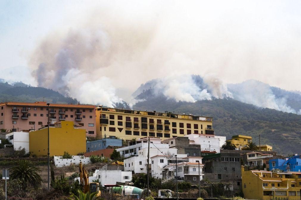 Incêndio em Tenerife obrigou à retirada de mais de 26 mil pessoas