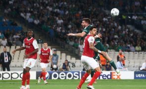 Sporting de Braga garante presença na fase de grupos da Liga dos Campeões