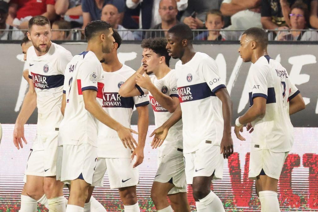 Paris Saint-Germain vence em Rennes e sobe a terceiro com Vitinha a marcar