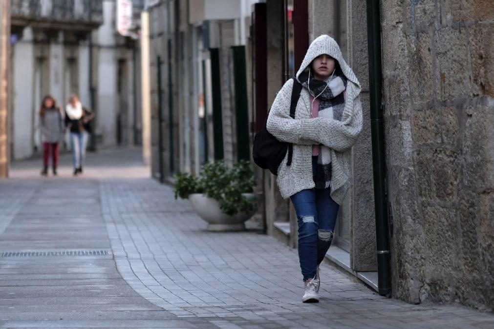 Temperaturas descem a partir de hoje para as normais para a época do ano