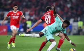 Benfica segue para os 'quartos' da Taça de Portugal ao vencer Sporting de Braga