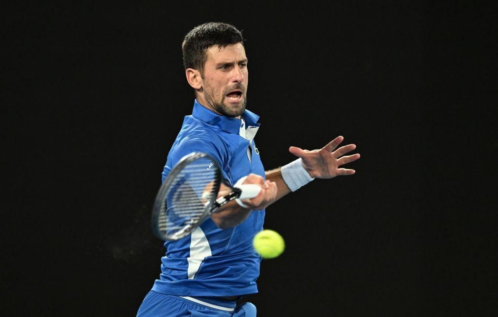 Djokovic na segunda ronda do Open da Austrália após bater 'qualifier' Prizmic