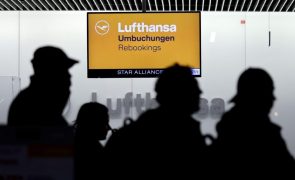Pessoal de terra da Lufthansa na Alemanha faz greve de 24 horas na 4.ª  feira