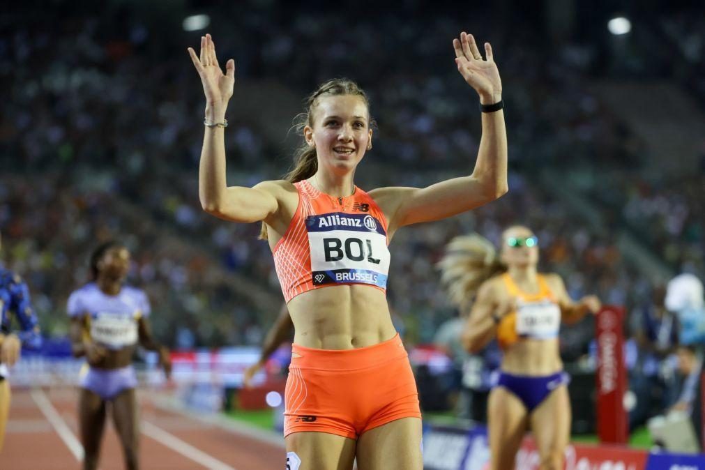 Femke Bol melhorou recorde do mundo dos 400 metros 'indoor'