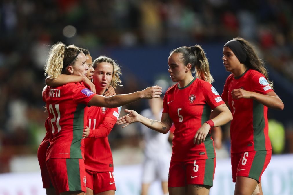 Portugal entra a vencer na qualificação para o Euro2025 feminino de futebol