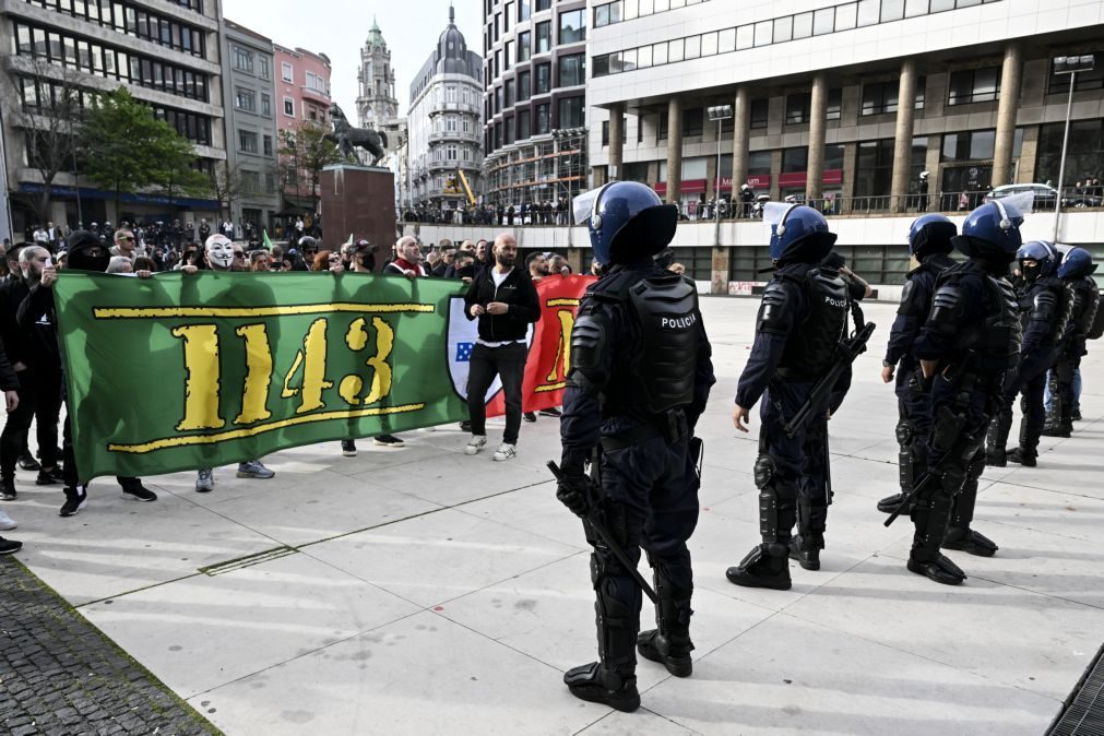 Uma pessoa identificada na manifestação no Porto do Grupo 1143