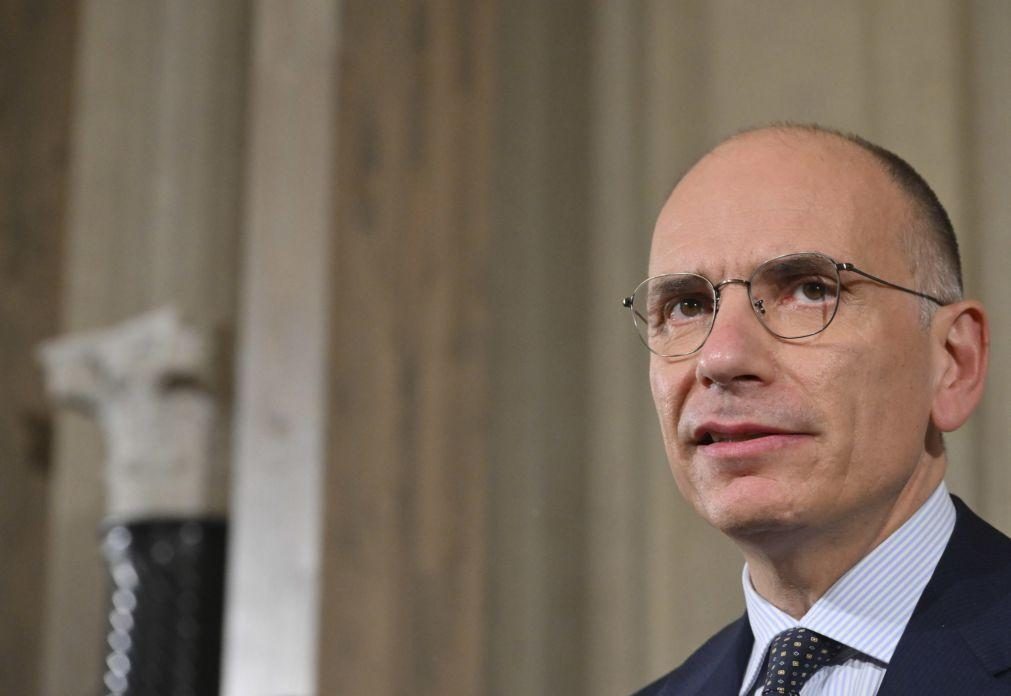 Letta propõe dívida conjunta, empréstimos favoráveis e apoio do BEI para defesa na UE