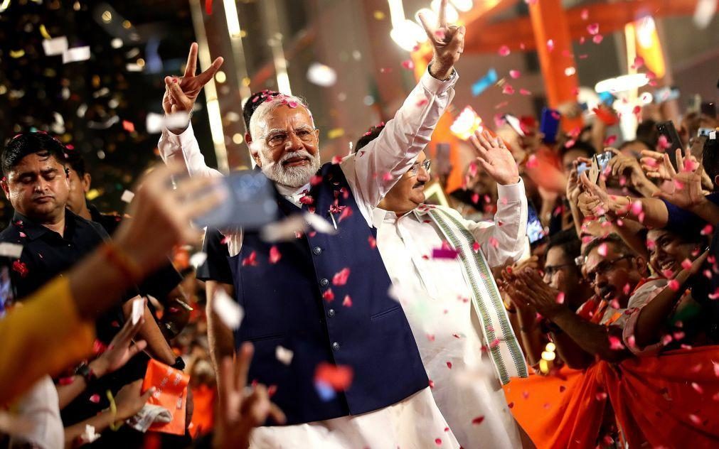 Modi e aliados venceram eleições na Índia
