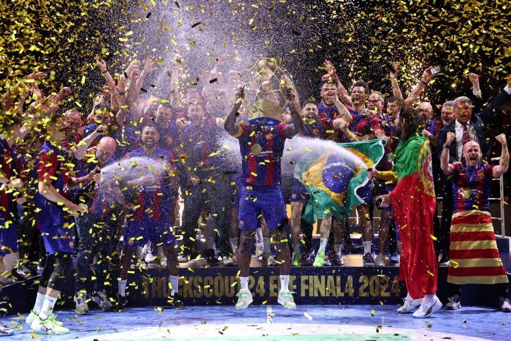 FC Barcelona conquista 'Champions' de andebol pela 12ª vez após bater Aalborg