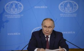 Putin considera um roubo utilização de ativos russos congelados
