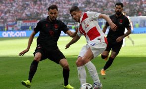 Croácia e Albânia empatam no arranque da segunda jornada do Euro2024