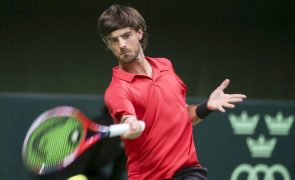 Gastão Elias nos quartos de final do challenger de Poznan