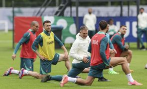 Seleção portuguesa treina em Marienfeld e viaja para Dortmund