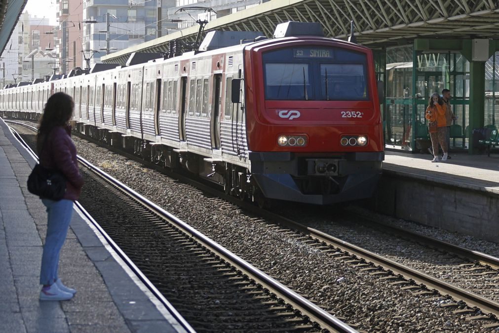 Linha de Sintra com atrasos após atropelamento ferroviário na estação da Damaia