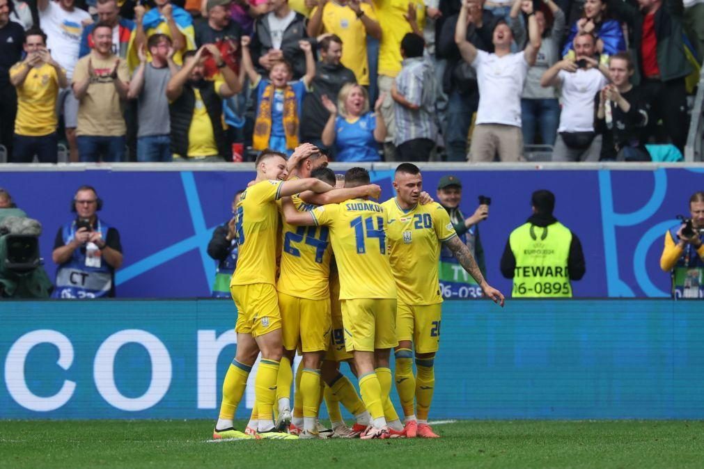 Ucrânia vence Eslováquia no Euro2024 com golo do ex-benfiquista Yaremchuk