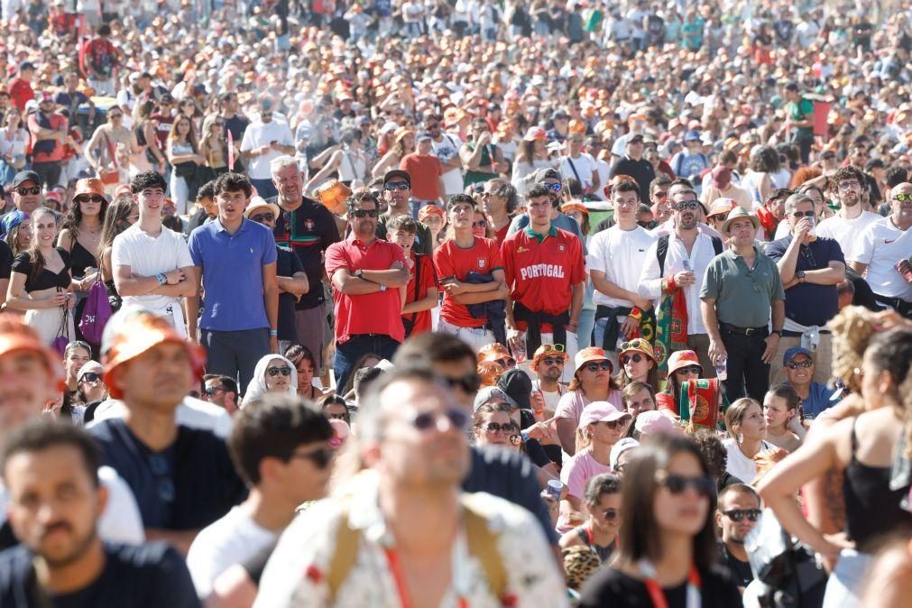 A música parou no Rock in Rio Lisboa para ver Portugal vencer jogo no Euro2024