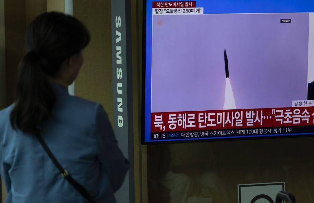 Teste a alegado míssil hipersónico norte-coreano falha, diz Coreia do Sul