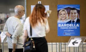 Extrema-direita na frente com mais de 34% dos votos nas eleições francesas