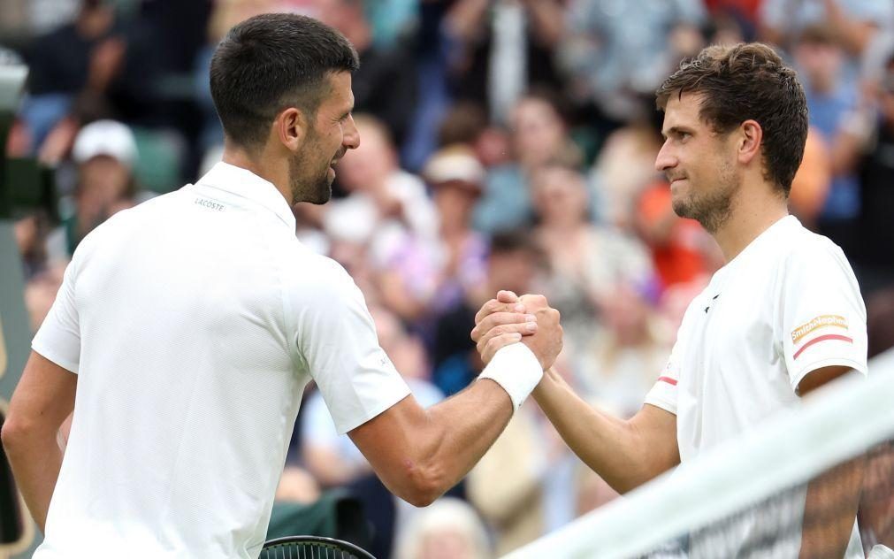 Wimbledon: Djokovic avança para a segunda ronda ao derrotar Kopriva