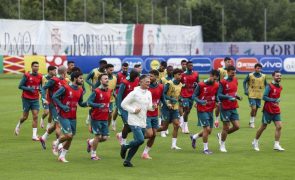 Portugal continua a preparar duelo dos 'quartos' do Euro2024 com França