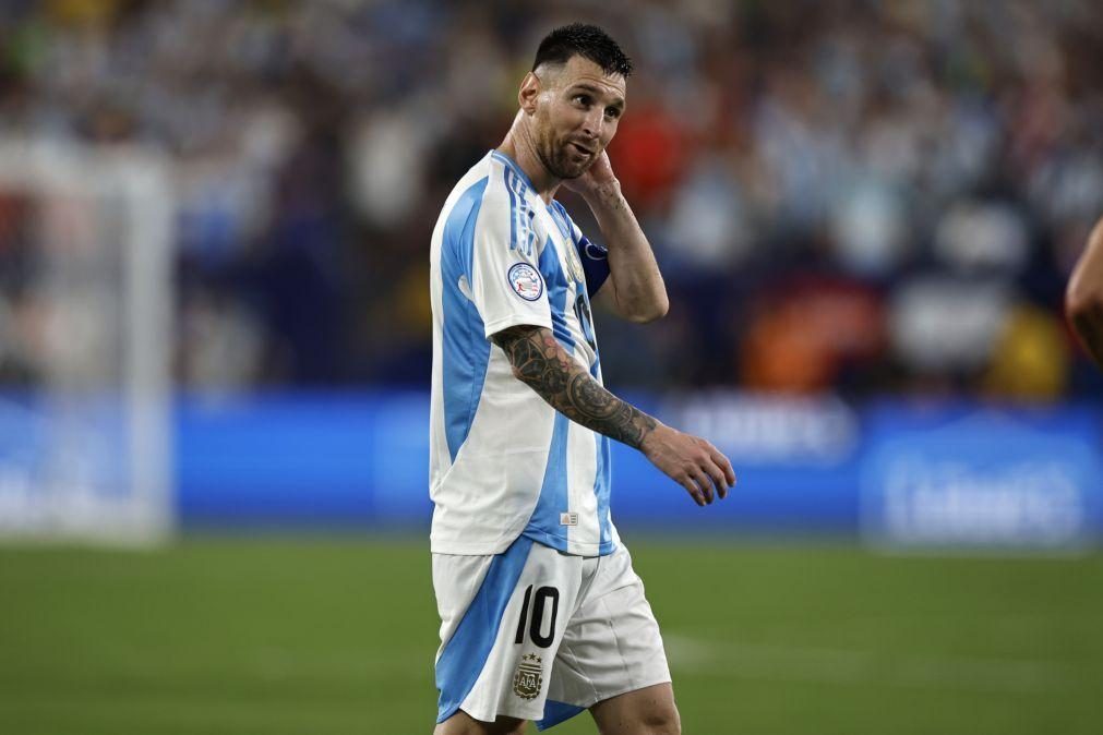 Messi sobe a quinto na lista histórica dos marcadores da Copa América
