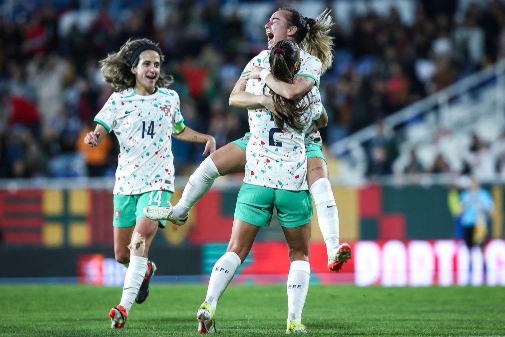 Portugal vence grupo apesar de ceder os primeiros pontos rumo ao Europeu feminino