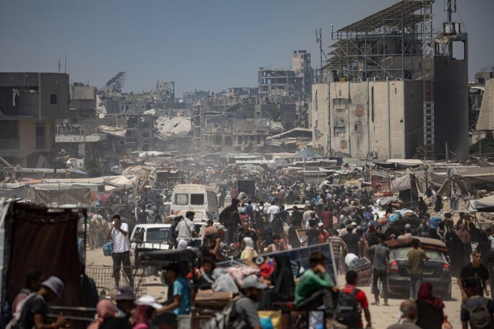 Cerca de 150 mil palestinianos foram forçados a deslocaram-se em apenas dois dias