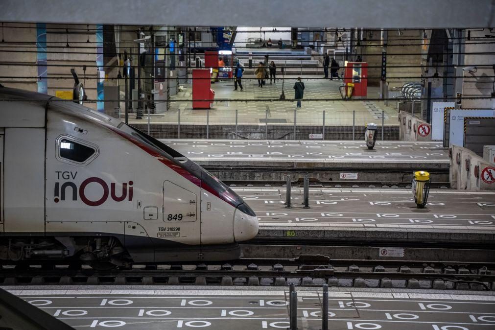 Paris2024: Linhas ferroviárias do TGV em França danificadas durante a noite