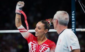 Paris2024: Filipa Martins 20.ª na final 'all around' de ginástica artística