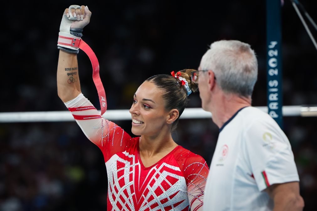 Paris2024: Filipa Martins 20.ª na final 'all around' de ginástica artística