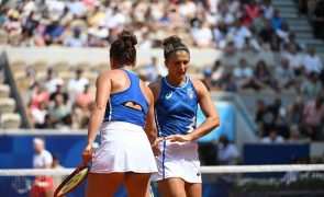 Tenistas italianas Errani e Paolini na final de pares femininos de Paris2024